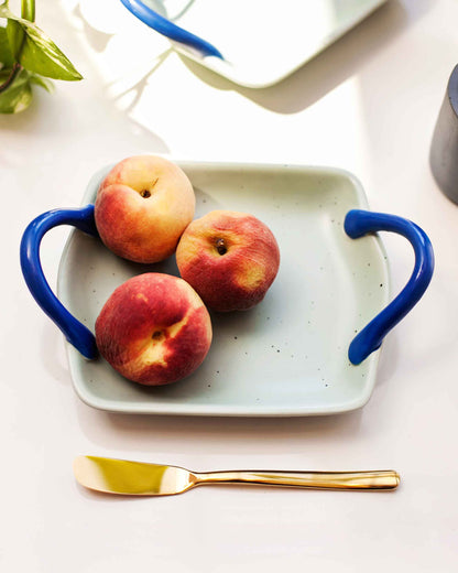 BANDEJA EM CERÂMICA BLUE