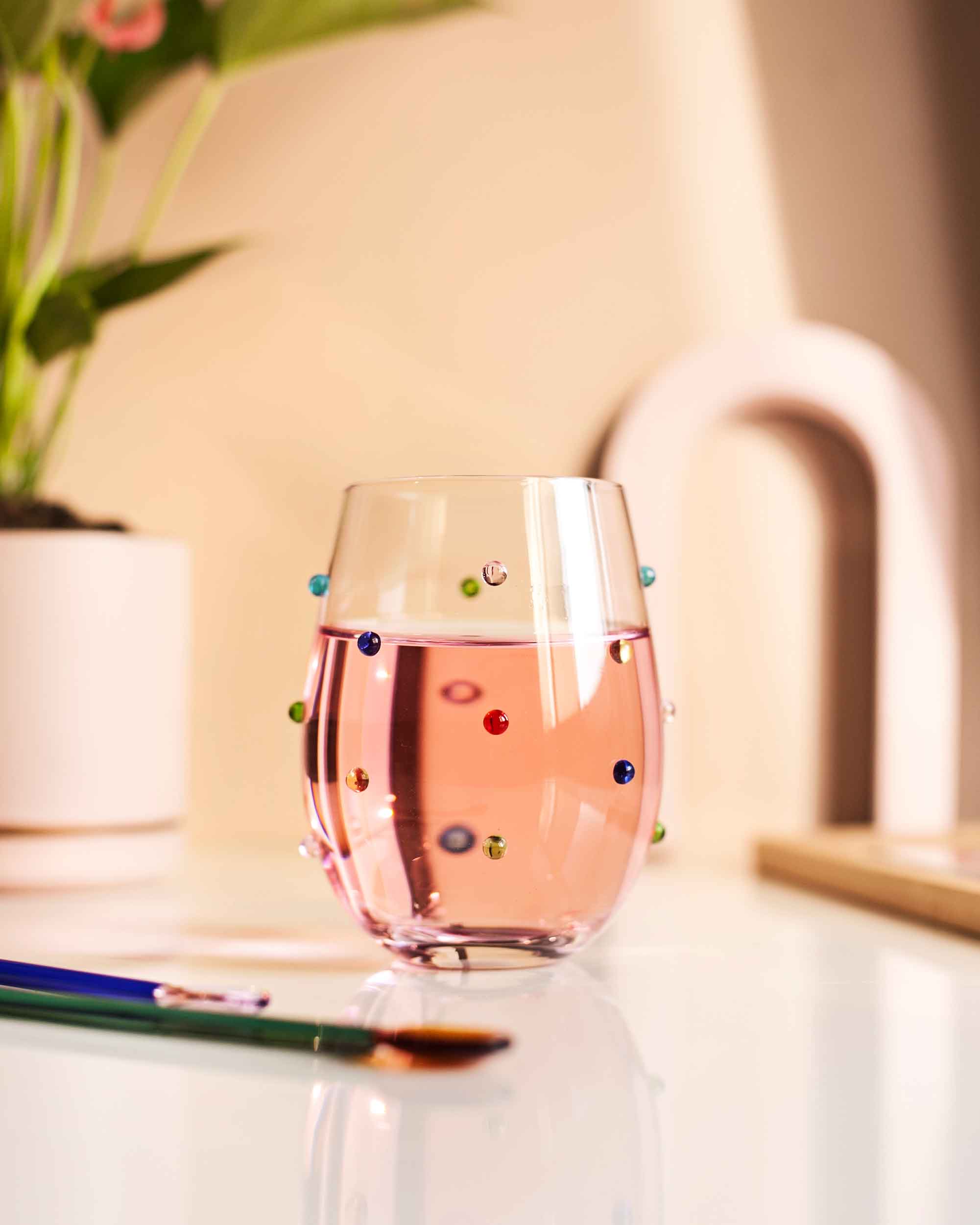 COPO EM VIDRO CONFETTI - 520ML