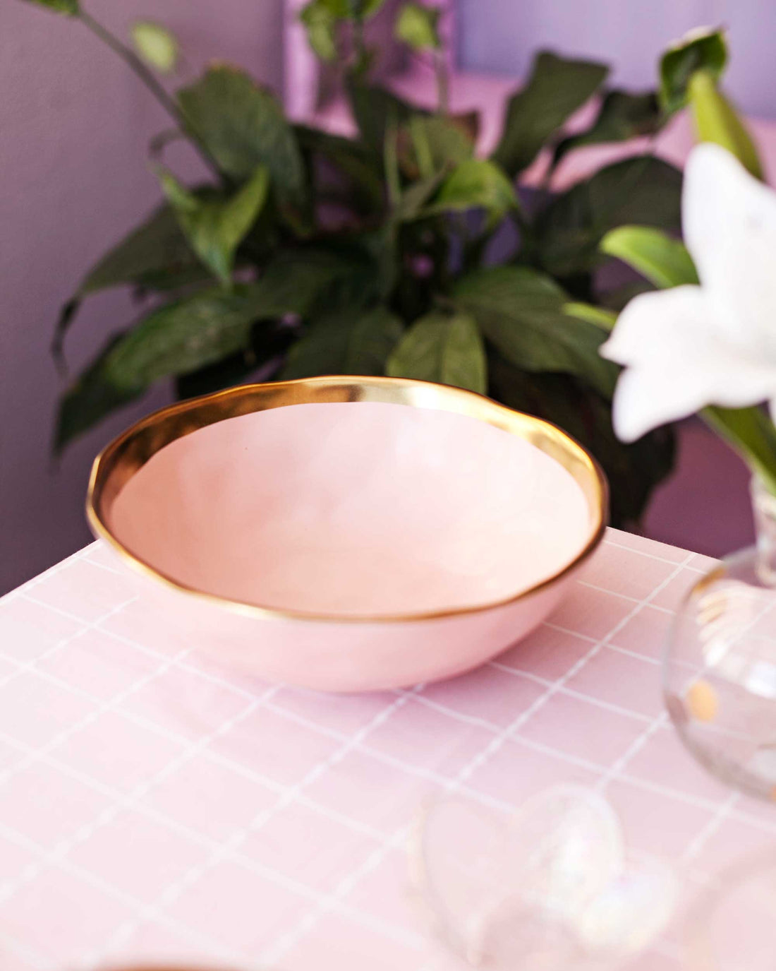 BOWL PASTEL COLOR G- SOFT PINK