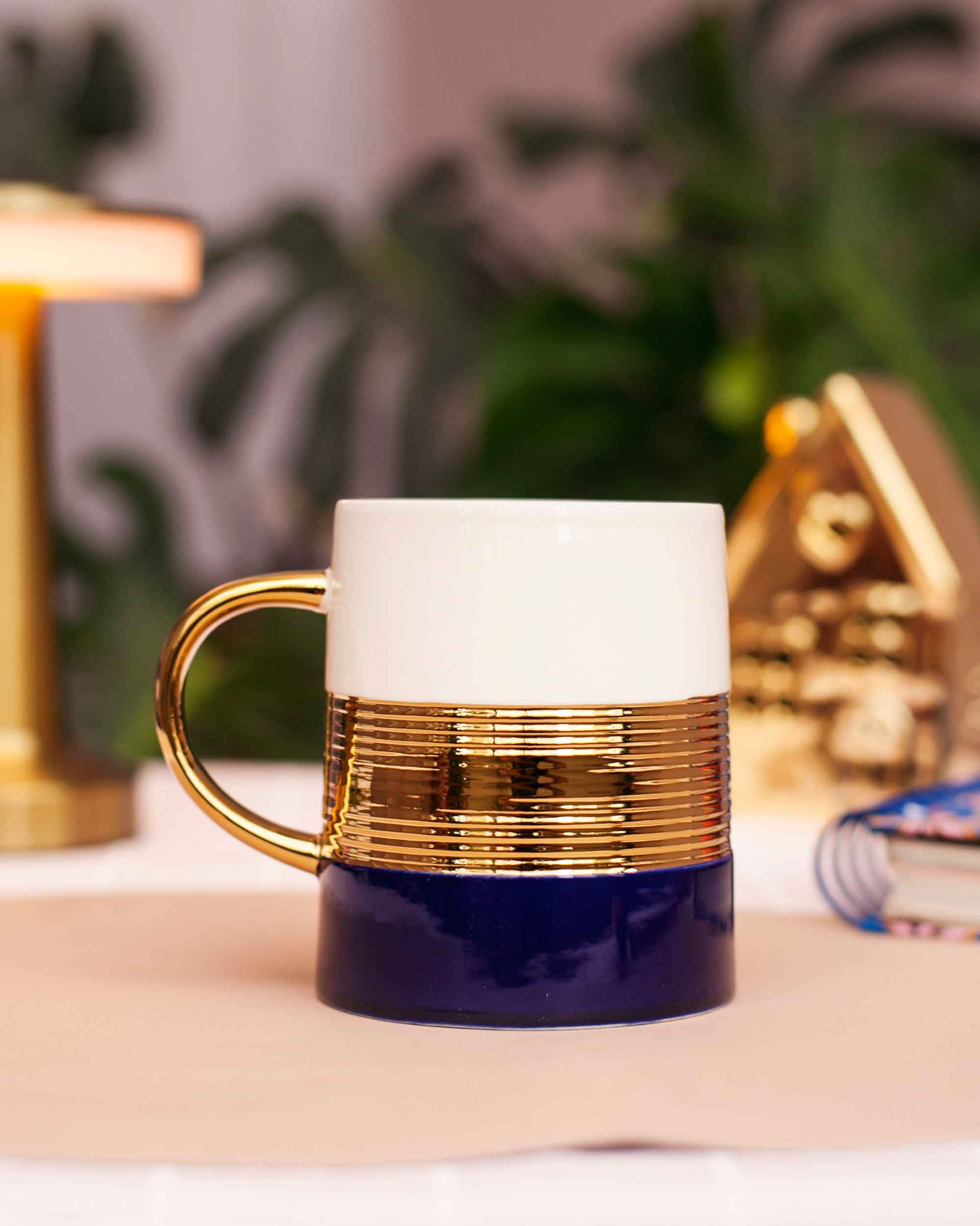 CANECA PORCELANA -TURQUOISE BLU