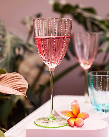 TAÇA WINE LOTUS-PINK- 300 ML