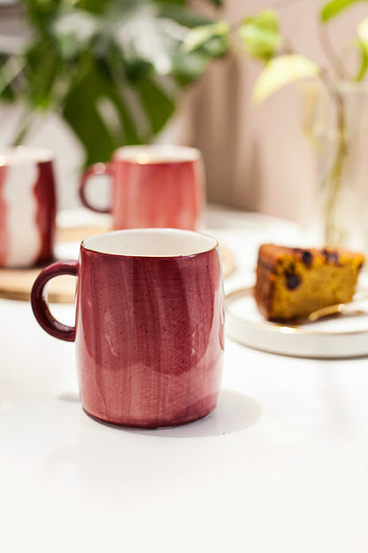 CANECA PORCELANA - SAND MARSALA