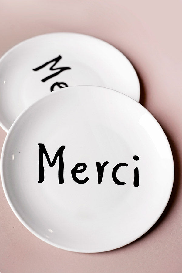 PRATO TEA- MERCI - 20 CM C