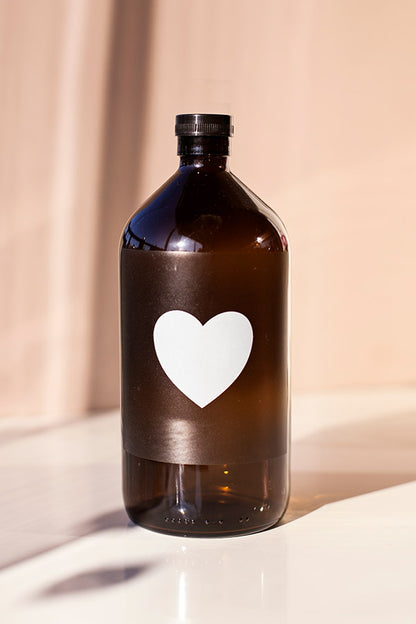 GARRAFA ÂMBAR- WHITE HEART- 1L